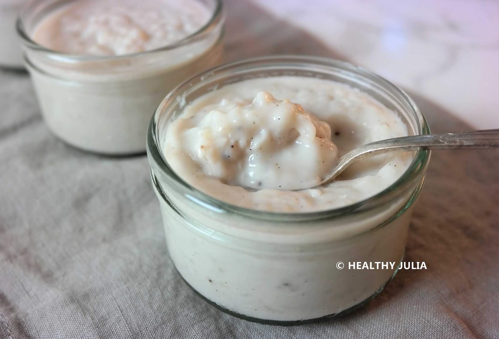 Riz Au Lait D Amande A La Vanille Vegan Healthy Julia