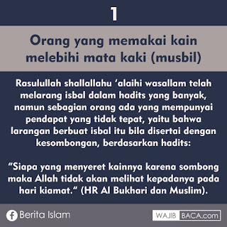 9 Golongan Manusia yang tidak akan Diajak Bicara oleh Allah di Akhirat