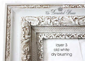 The Decorated House :: DIY Chalk Paint on Vintage Frame