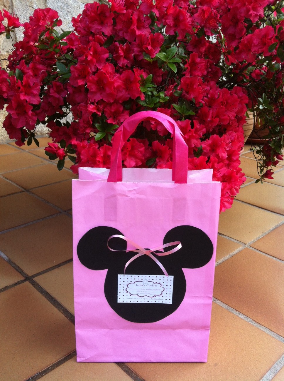 Jarita's Cookies: Tutorial Bolsa Minnie Mouse