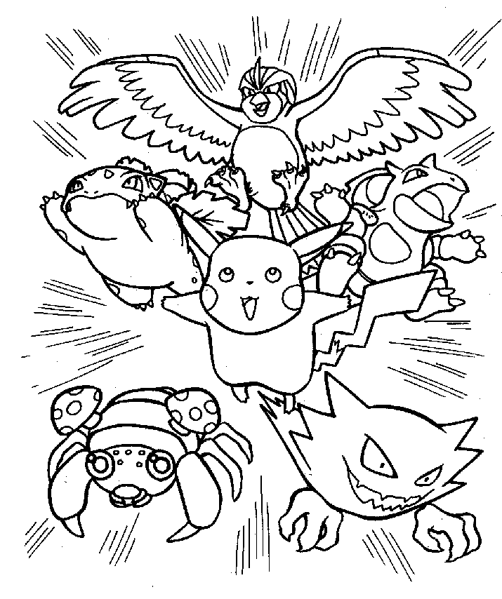 pokemon coloring book pages - photo #43