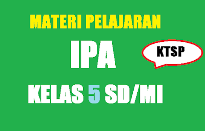 pelajaran ipa kelas 5 sd