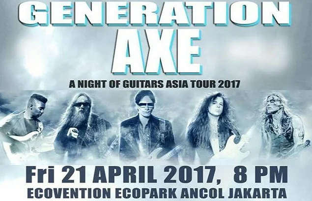 Lima Gitaris Dunia Siap Hentak Jakarta April 2017 Mendatang