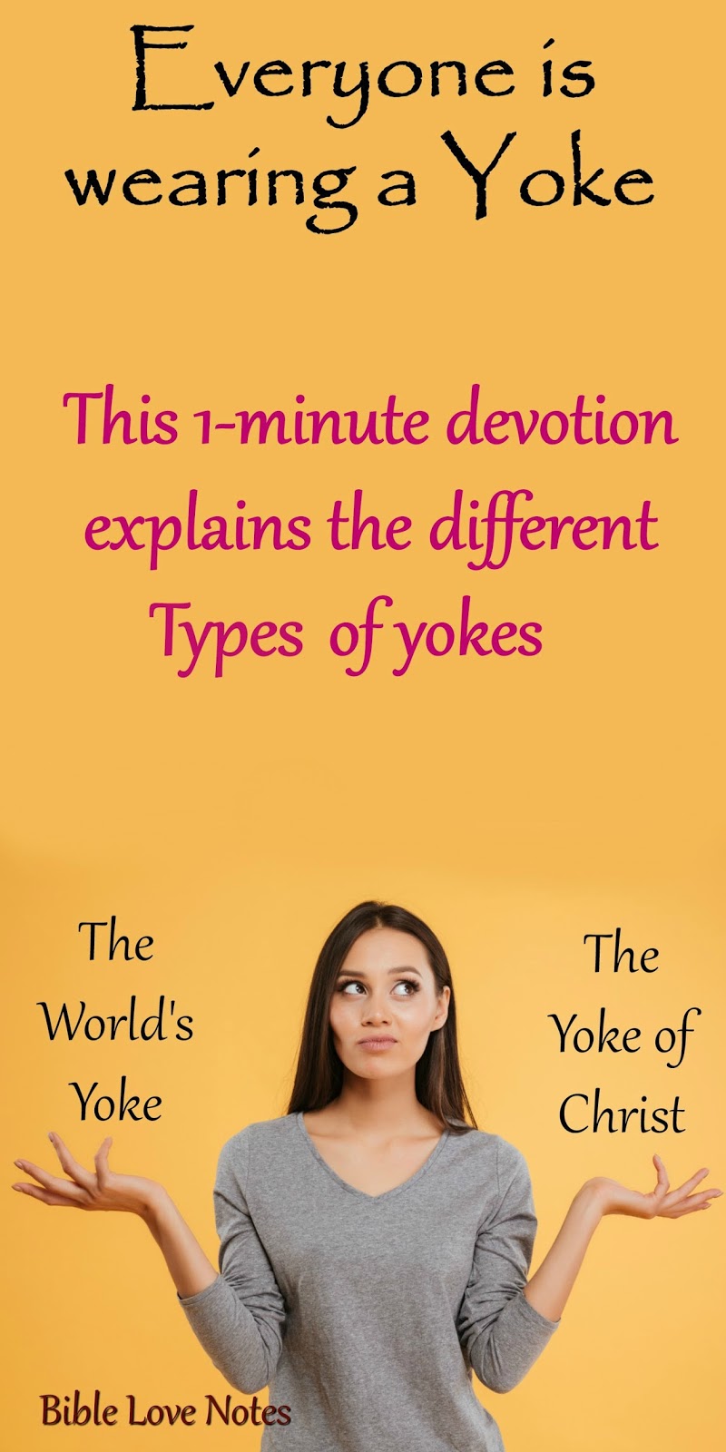 Bible Love Notes Which Yoke?