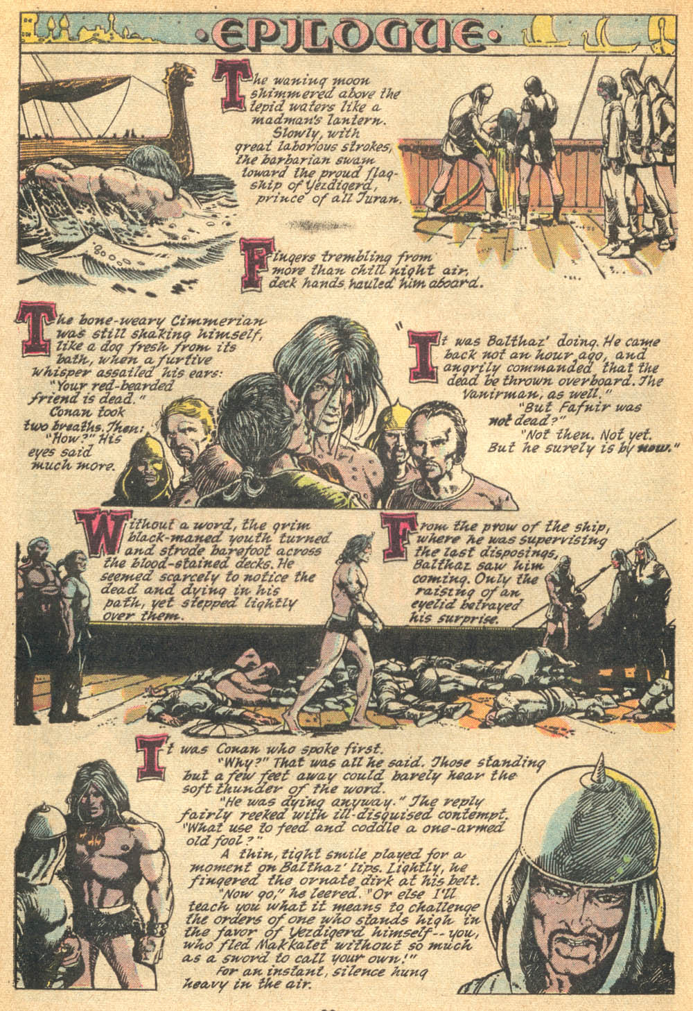 Read online Conan the Barbarian (1970) comic -  Issue #20 - 20