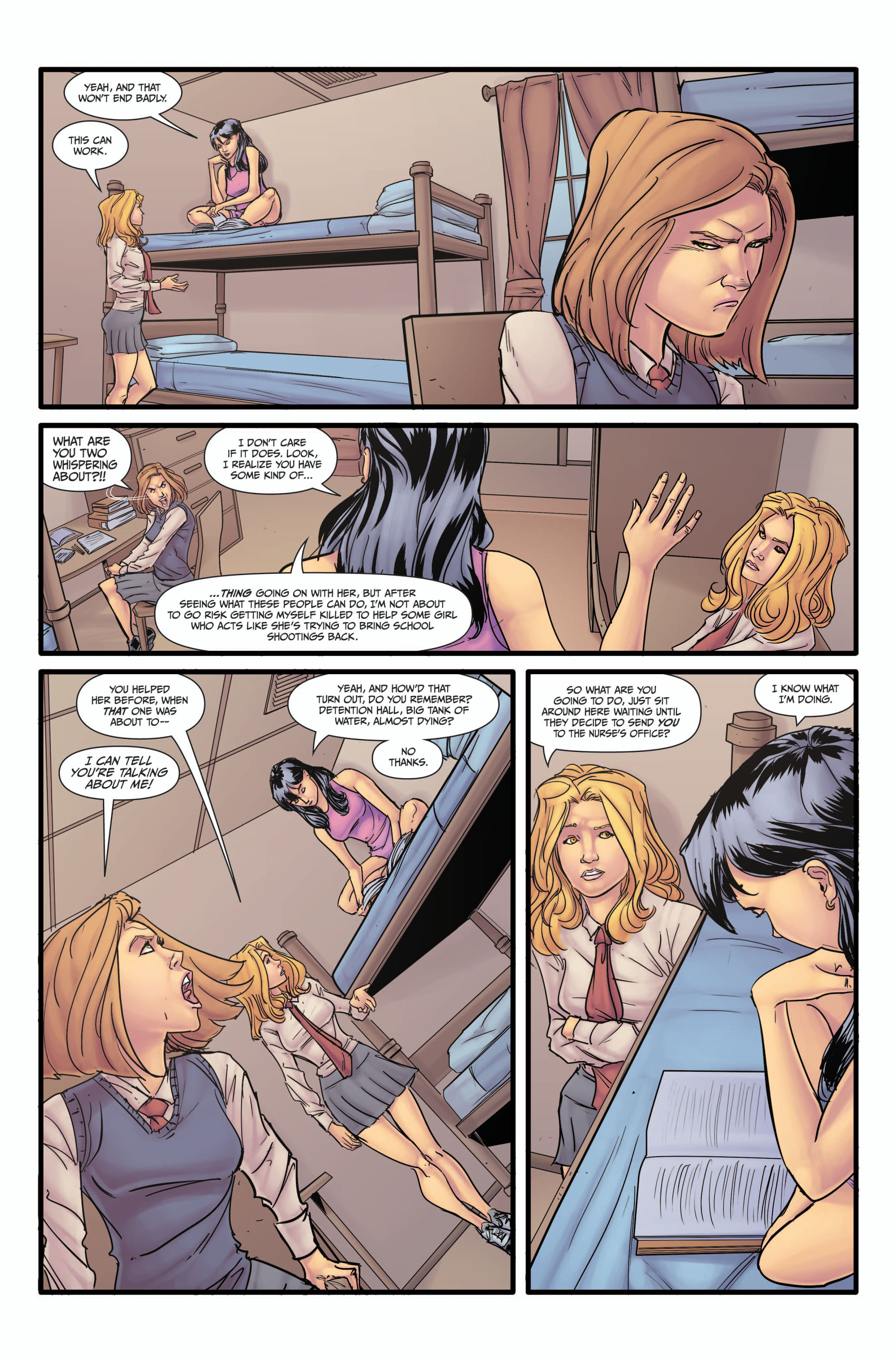 Read online Morning Glories comic -  Issue #4 - 6