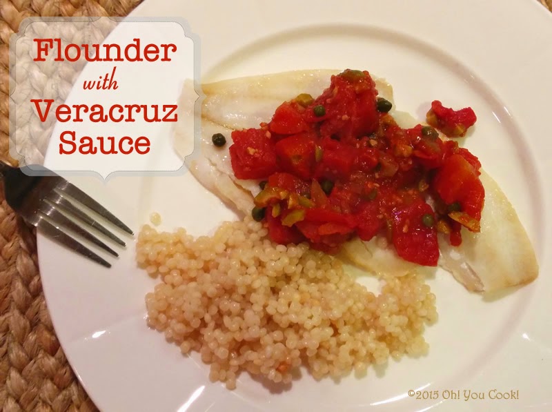 Flounder with Veracruz Sauce