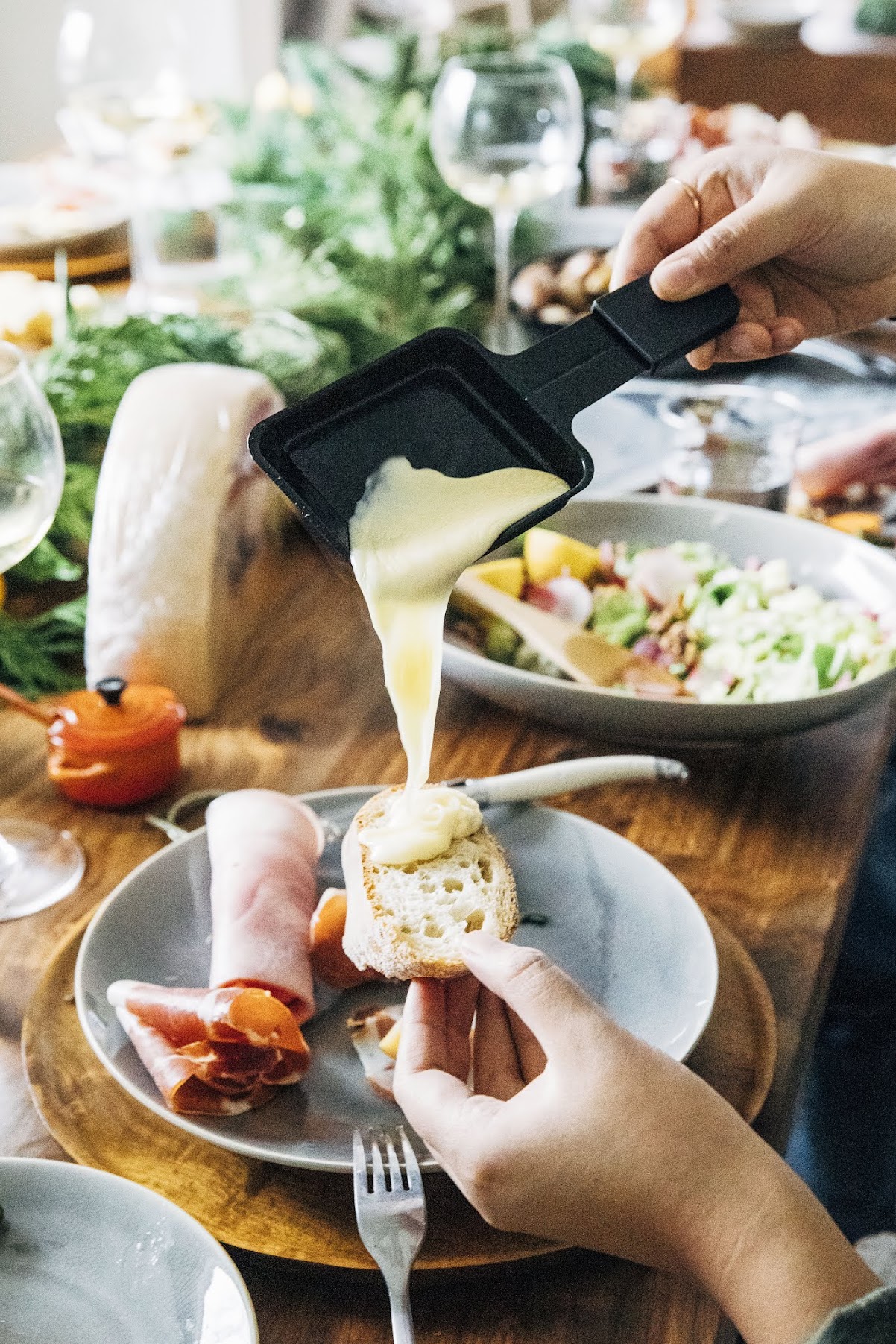 how to throw a raclette party