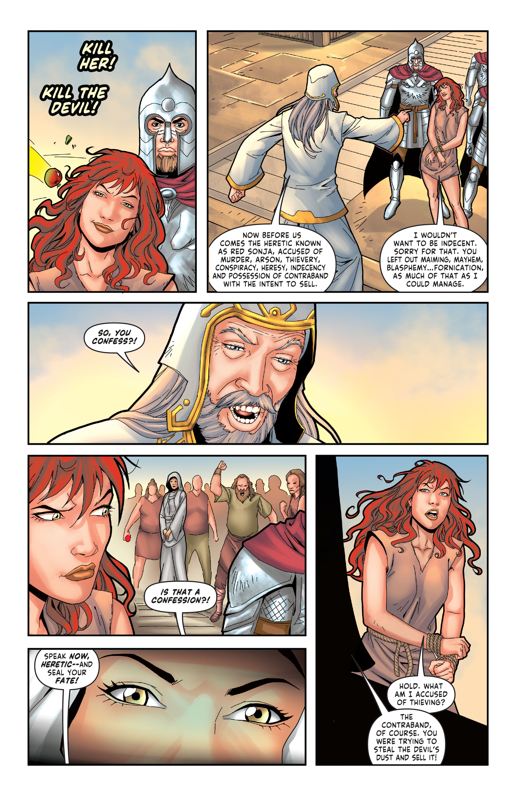 Read online Red Sonja: The Price of Blood comic -  Issue #3 - 21
