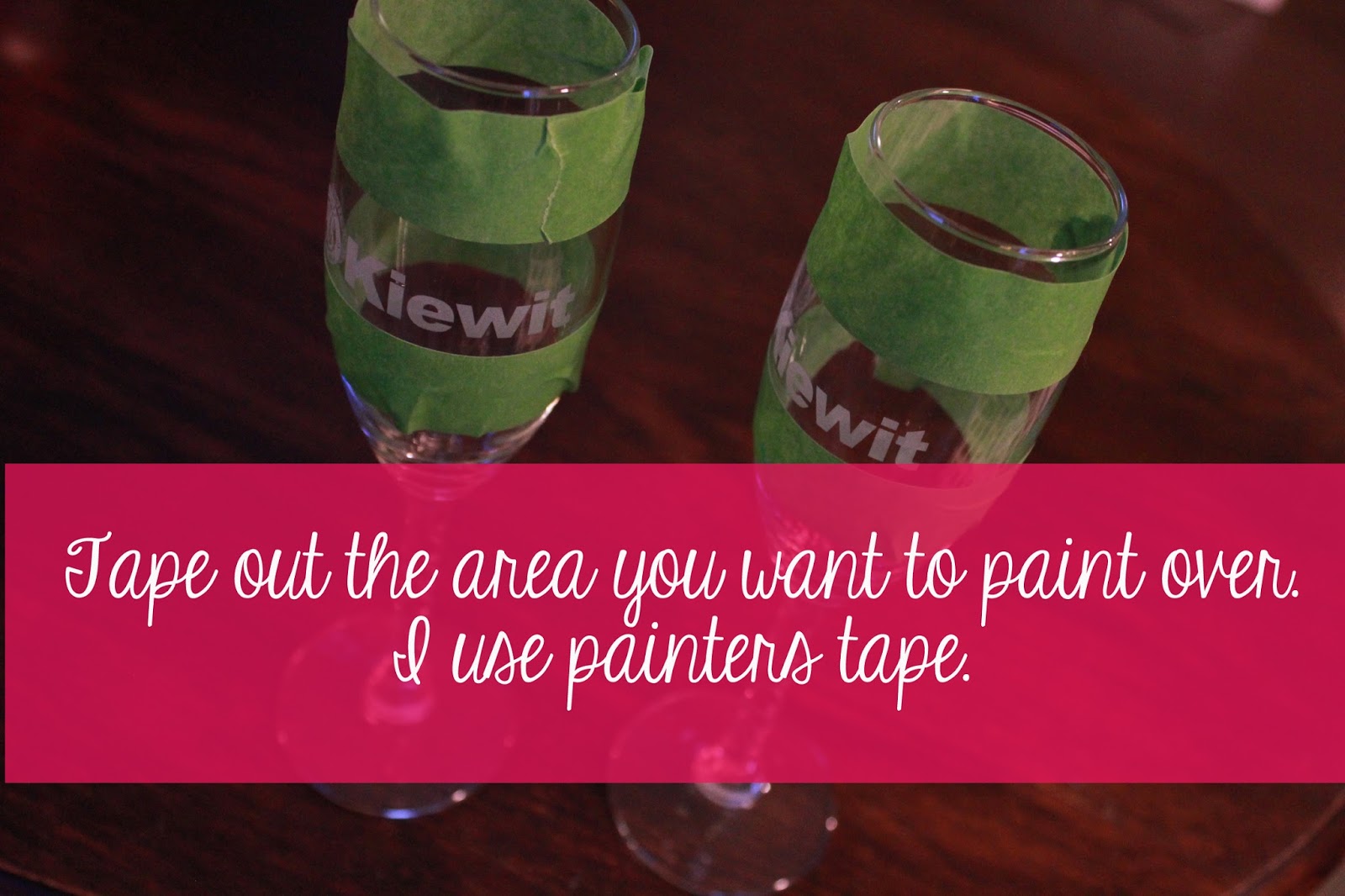 sixteen sunbuckles {diy} spray painted champagne glasses // repurpose