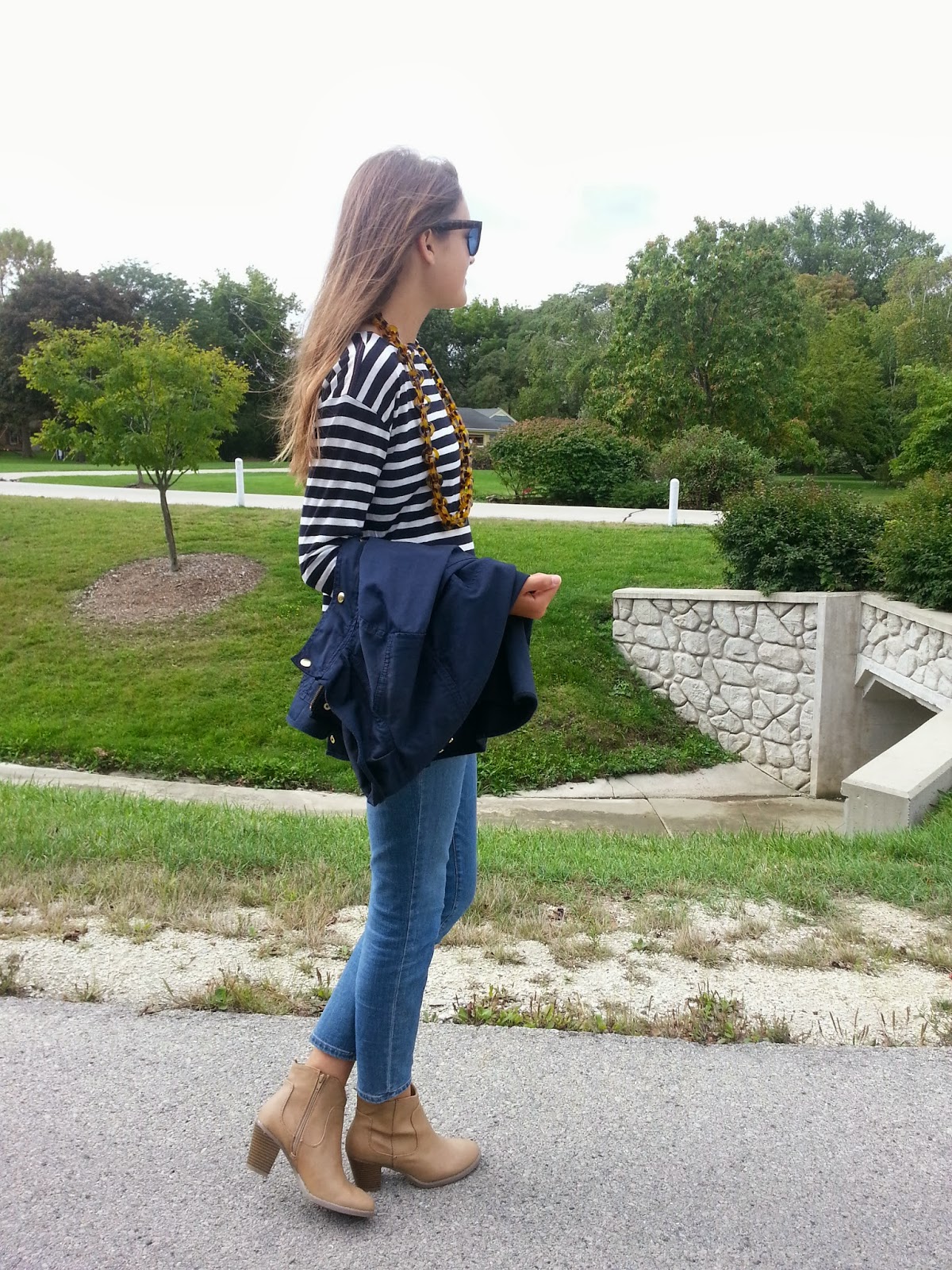 citrus and style: Outfit :: Stripes and Tortoiseshell