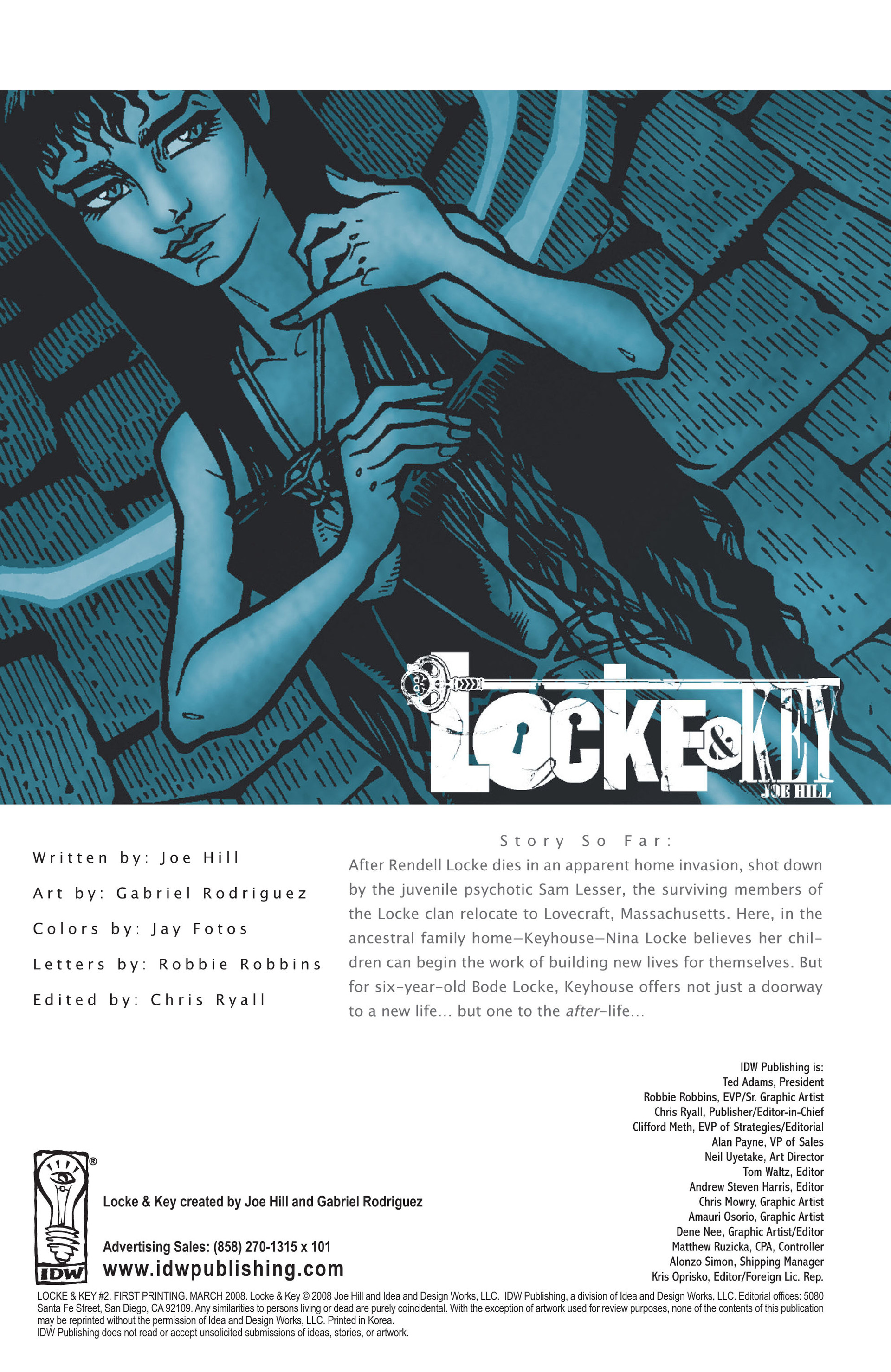 Read online Locke & Key (2008) comic -  Issue #2 - 3