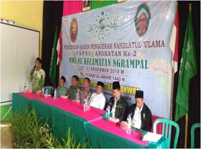 PEMBUKAAN PENDIDIKAN KADER PENEGAK NAHDATUL ULAMA ANGKATAN KE 2