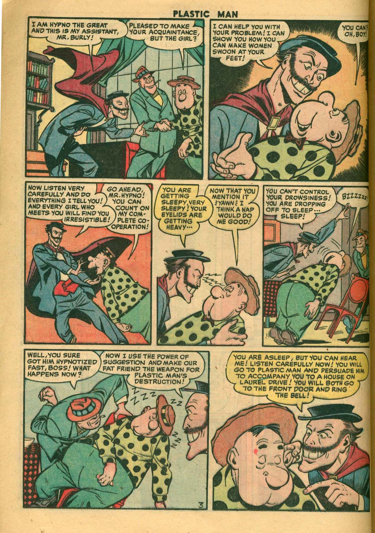 Read online Plastic Man (1943) comic -  Issue #27 - 28