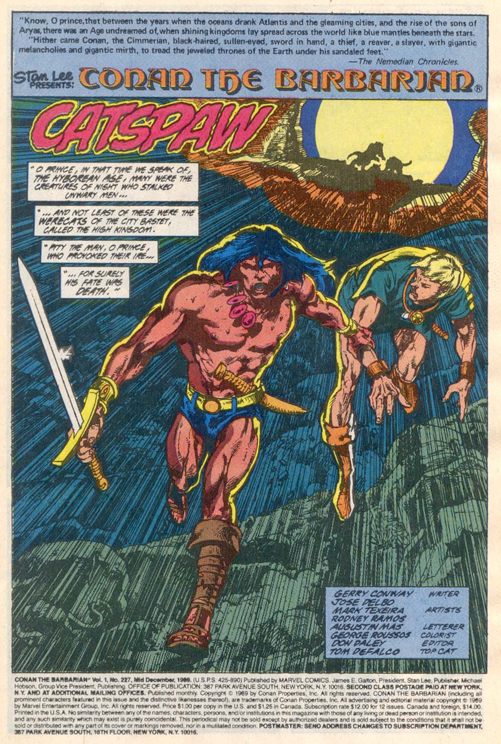 Read online Conan the Barbarian (1970) comic -  Issue #227 - 2