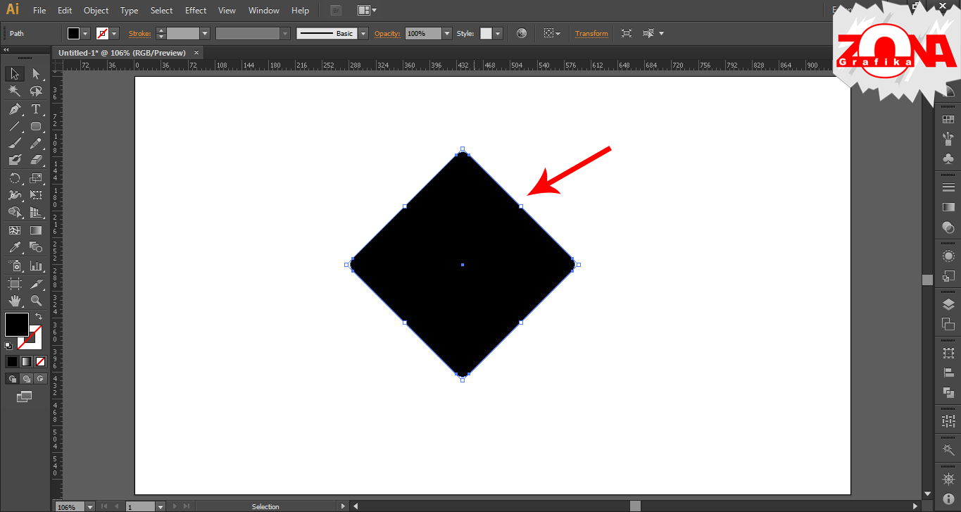 Cara Membuat Logo Carrefour Dengan Adobe Illustrator CS6 Cara Membuat Logo Carrefour Dengan Adobe Illustrator CS6