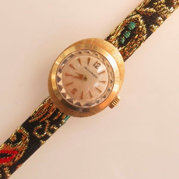 Collectibles Vintage Antique Movado Watch 14K Gold Ladies Vintage Mid