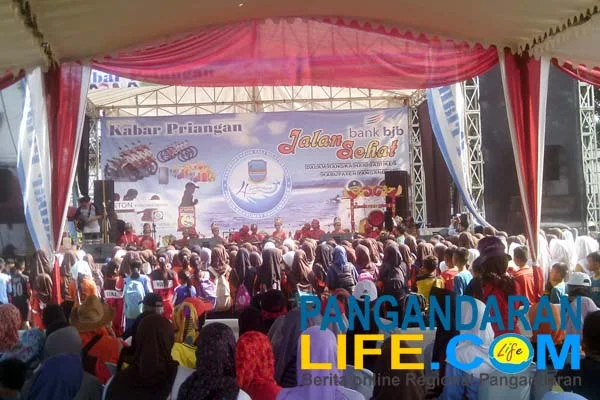 acara jalan sehat di Kabupaten Pangandaran
