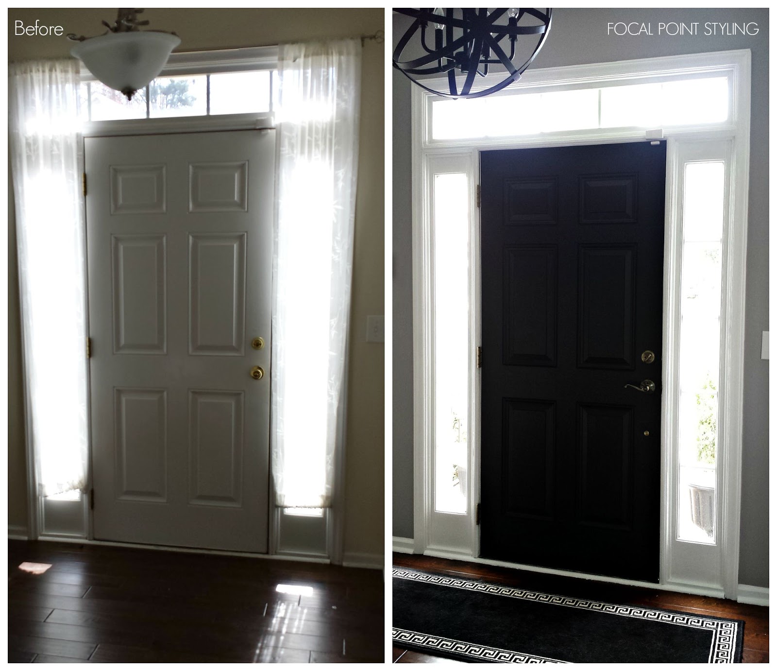 Focal Point Styling How To Paint Interior Doors Black Update Focal Point Styling How To Paint Interior Doors Black Update Br Hardware