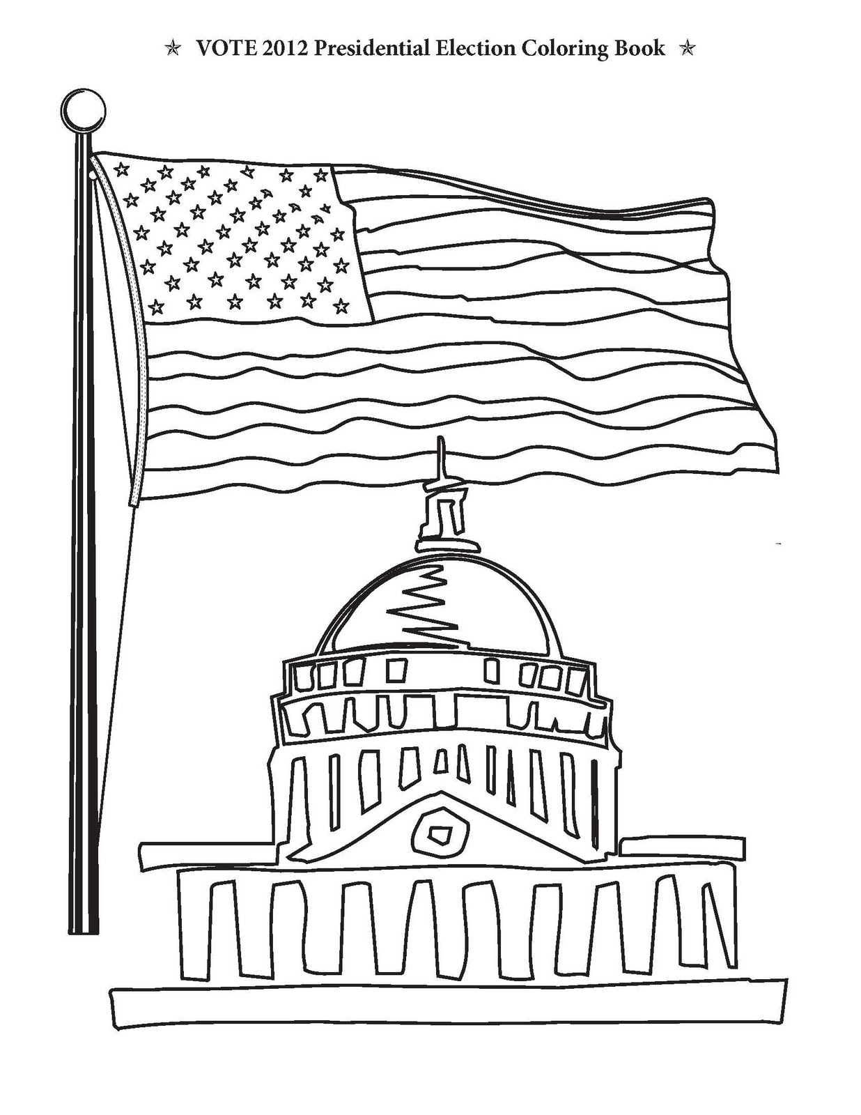 Romney Vs Obama Coloring Pages