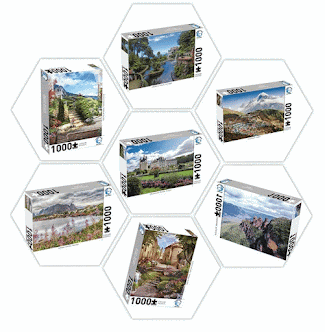 Check out our new collection of 1000pc Jigsaw Puzzles from Puzzlers World