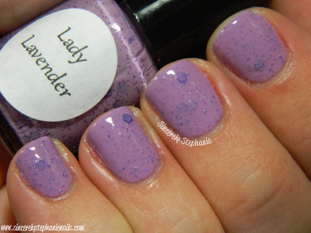 Pretty and Polished Lady Lavender
