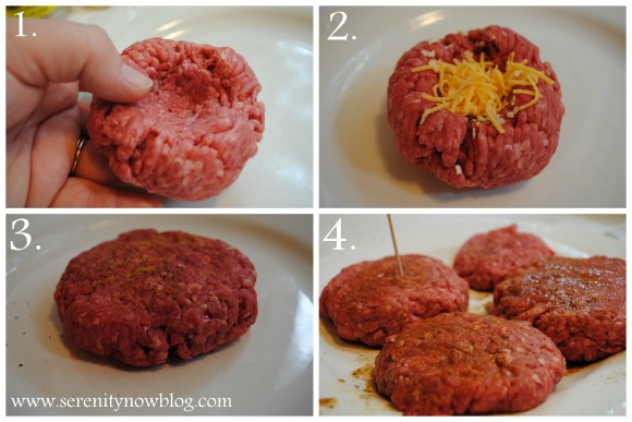 How to Make a Stuffed Cheddar Burger Serenity Now blog