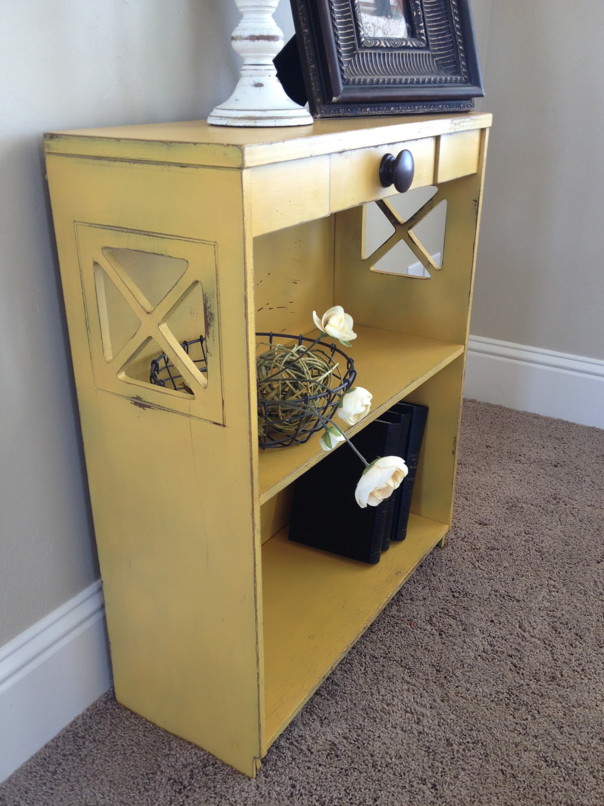 Emporium Mustard Yellow Shelf Unit