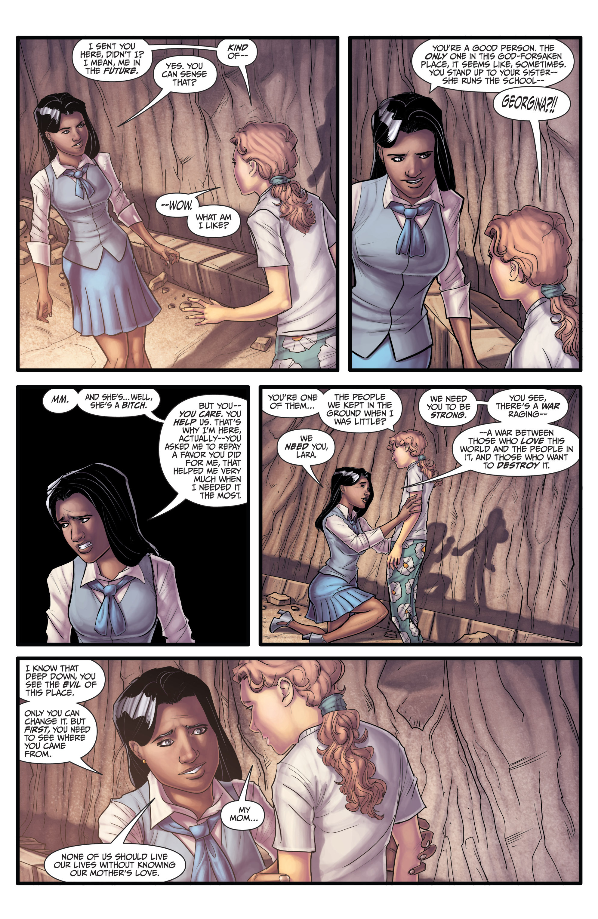 Read online Morning Glories comic -  Issue #20 - 26