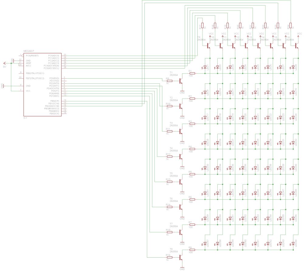 Davide Gironi blog A simple 8x8 led matrix library for AVR Atmega