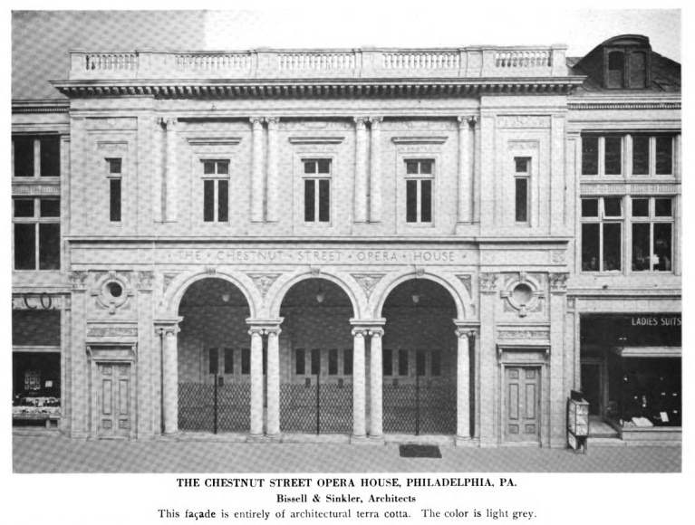 Philly & Stuff The Chestnut Street Opera House 10211029 Chestnut