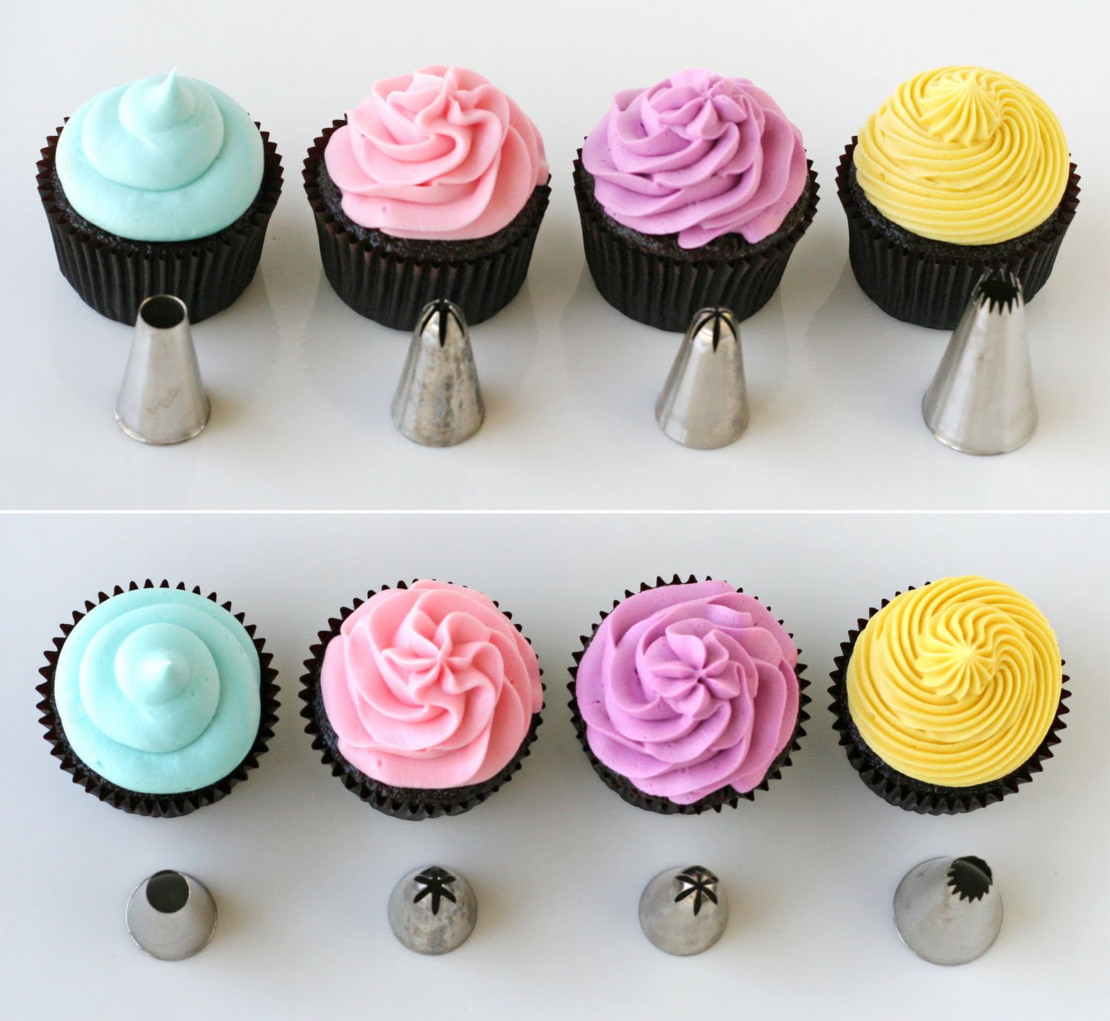 Glorious Treats: {Cupcake Basics} How to Frost Cupcakes