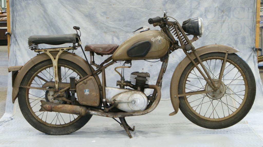 My Classic Motorcycle: 1949 Peugeot 156 and 1945 ...