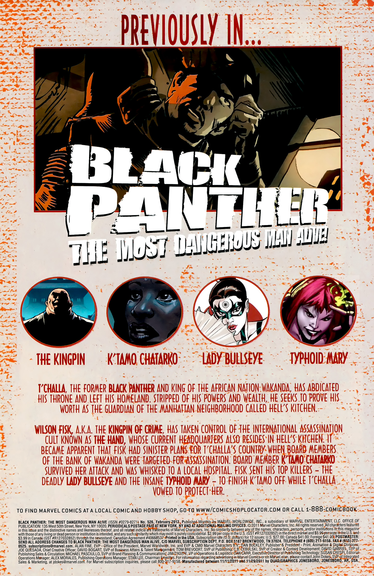 Read online Black Panther: The Most Dangerous Man Alive comic -  Issue #526 - 2