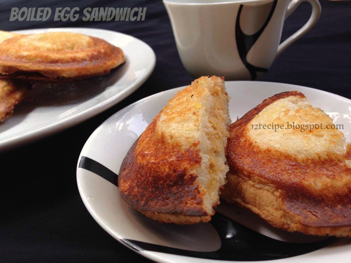 Boiled Egg Sandwich - Recipe Book