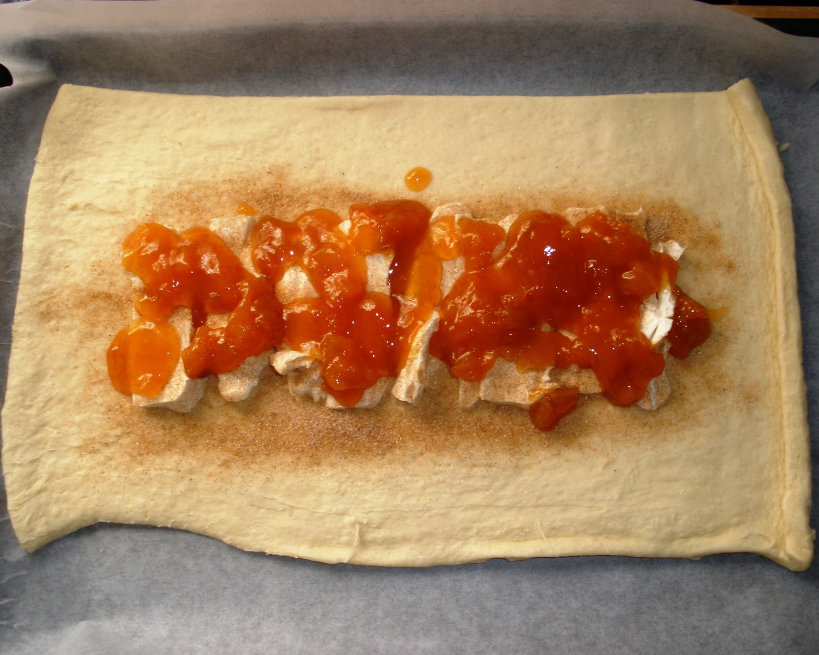 Punk Aspie Art Apricot Cream Cheese Danish