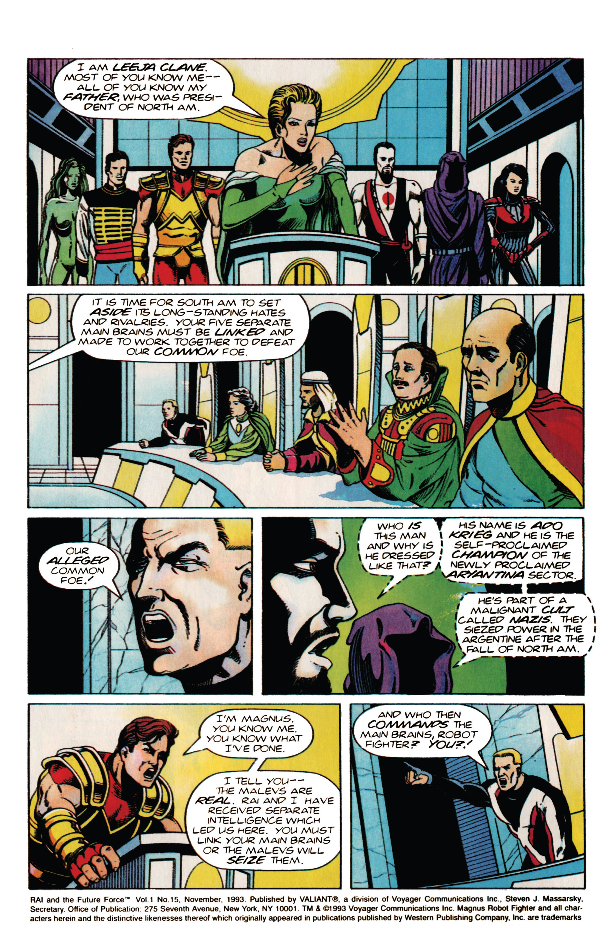 Read online Rai (1992) comic -  Issue #15 - 4
