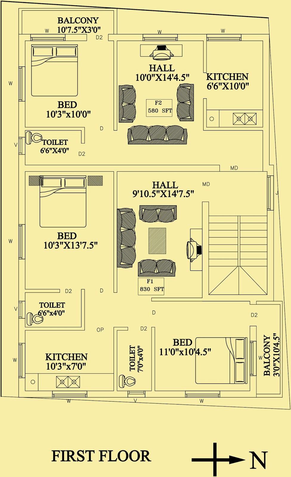Apple Tree Apartments / Flats for Sale in Poonamallee, Chennai Floor Plans