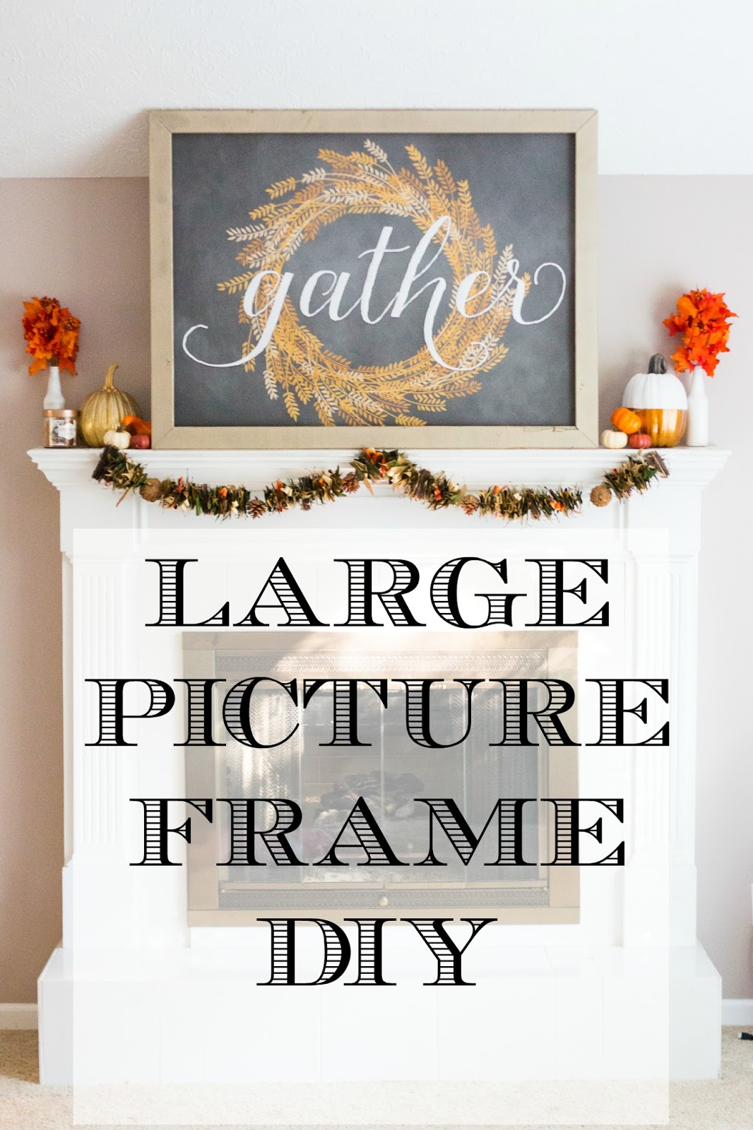How to Make a Picture Frame for LARGE Prints