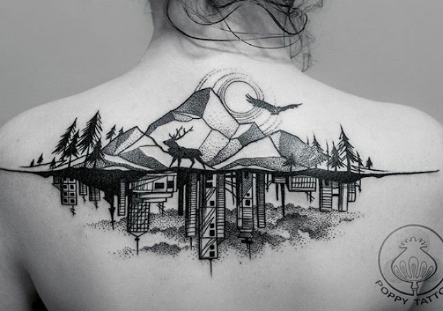 architecture tattoos design ideas