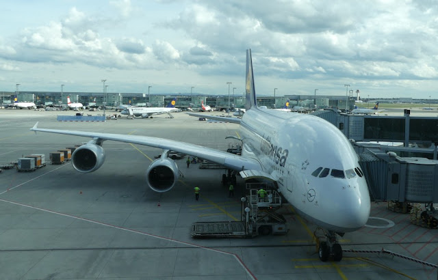 Lufthansa A380-800 in Frankfurt Lufthansa A380-800 in Frankfurt