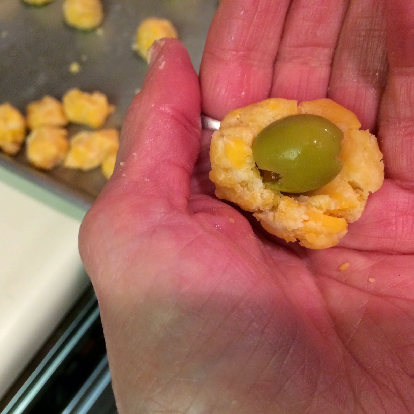 Cooking with Barry & Meta Olivefilled Cheese Puffs Great with drin