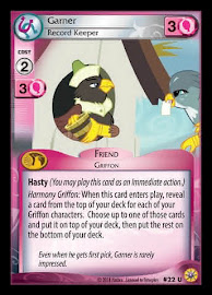 My Little Pony Garner, Record Keeper Friends Forever CCG Card
