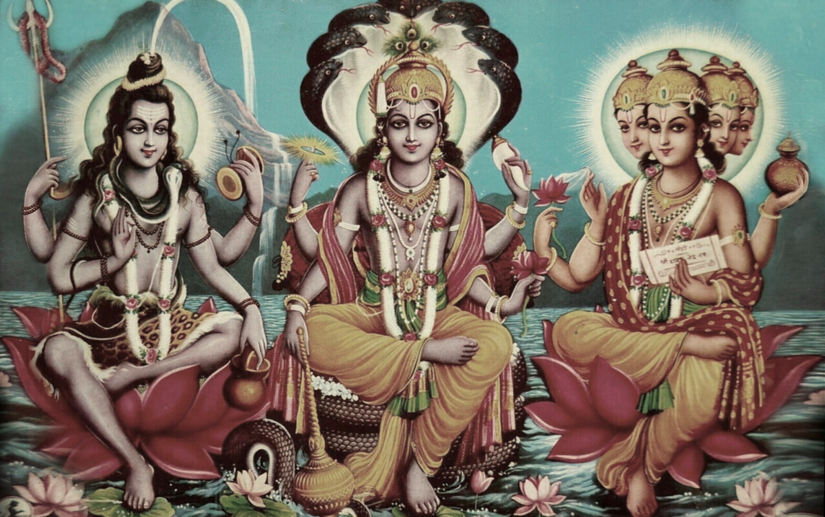 Миры брахмана. Брахма Вишну Шива. Боги Шива Брахма и Вишну. Тримурти Брахма Вишну и Шива. Боги Индии Брахма Вишну Шива.