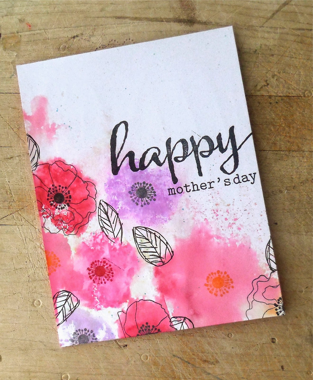Happy Early Mothers Day Printable Coloured Cards