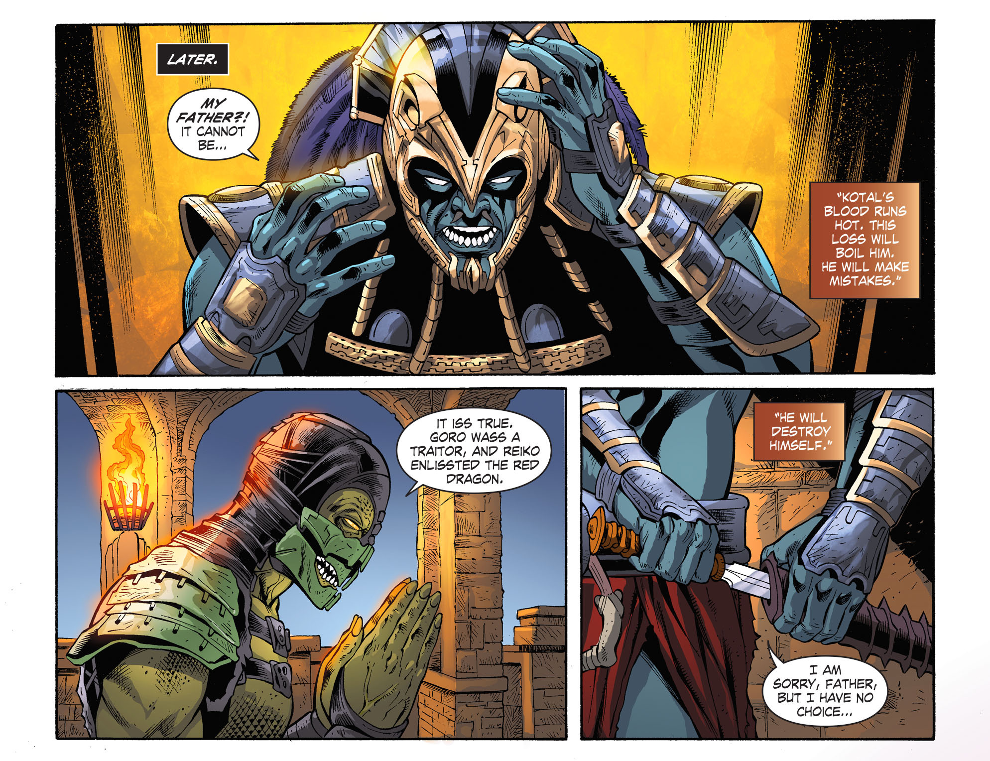 Read online Mortal Kombat X [I] comic -  Issue #7 - 21