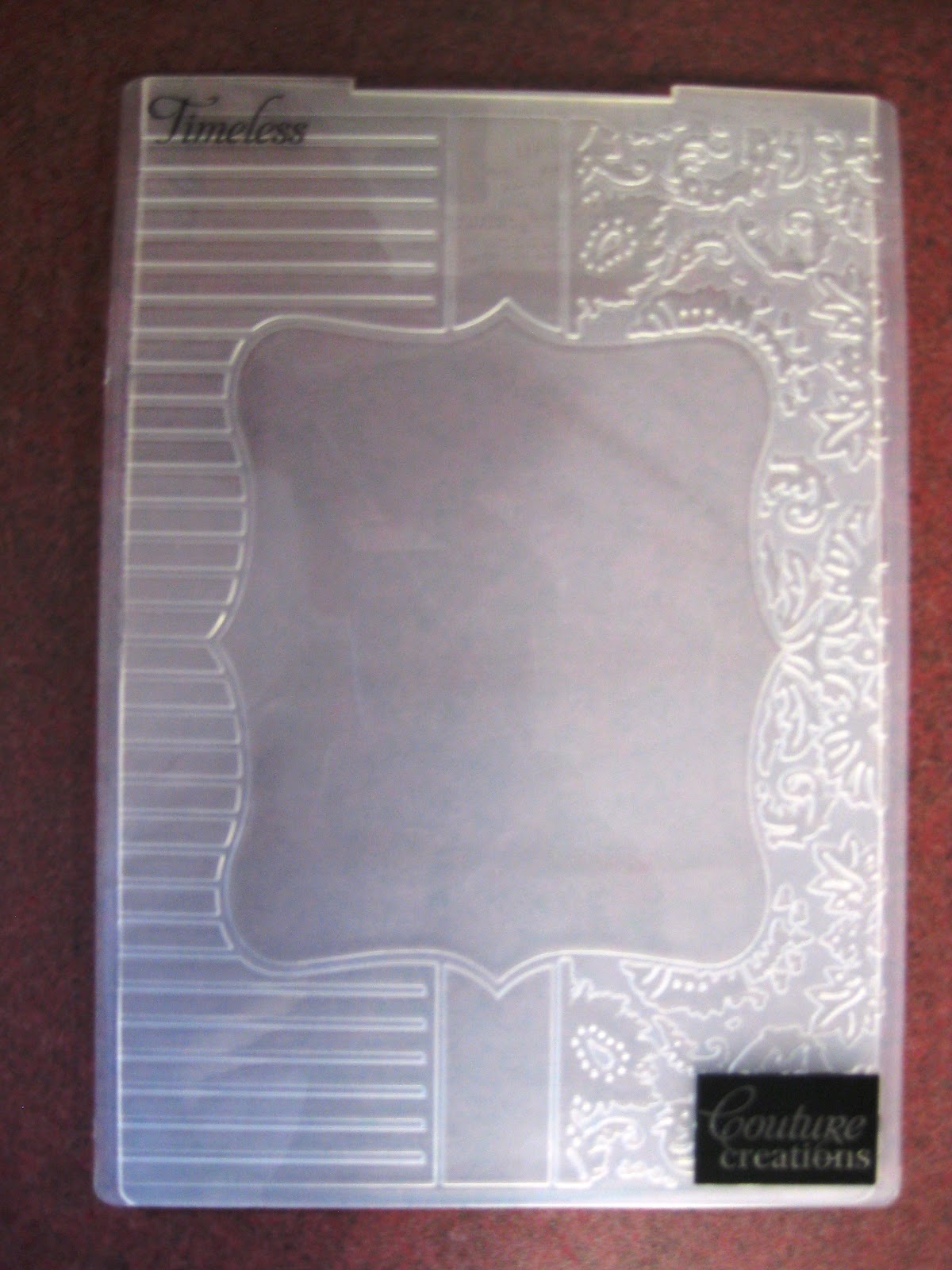PT Shoppe Couture Creations Embossing Folders