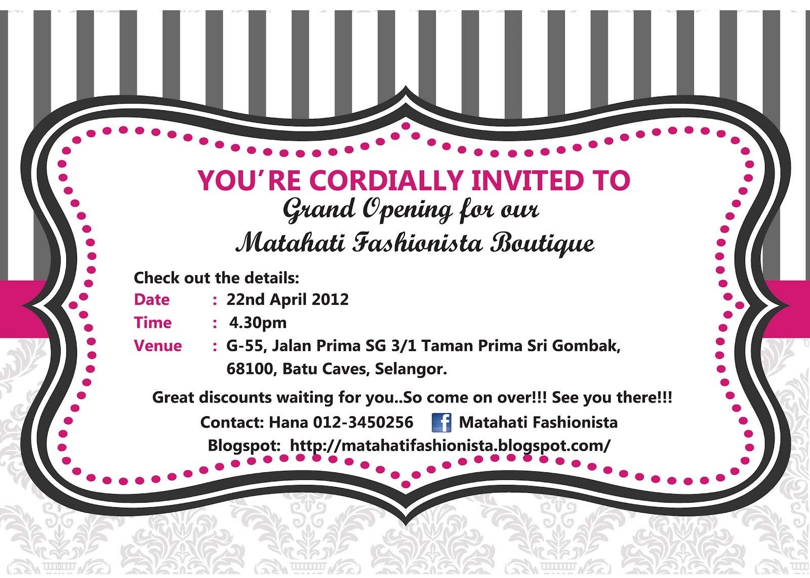 Suezir Boxes Invitation Opening Boutique