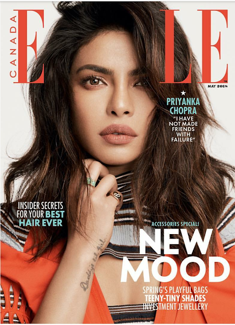 Priyanka Chopra Covers ELLE Canada Magazine May 2018 Issue