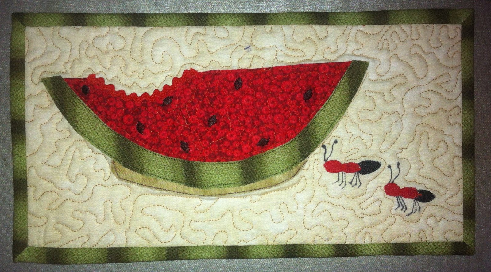 Ravelly1 Haiku Mug Rug